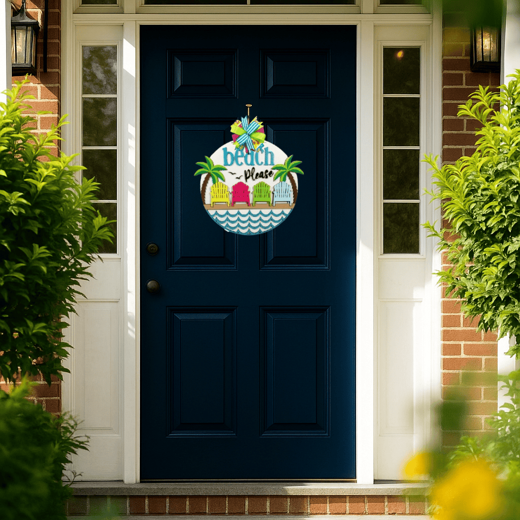 DIY Beach Please Door Hanger Kit