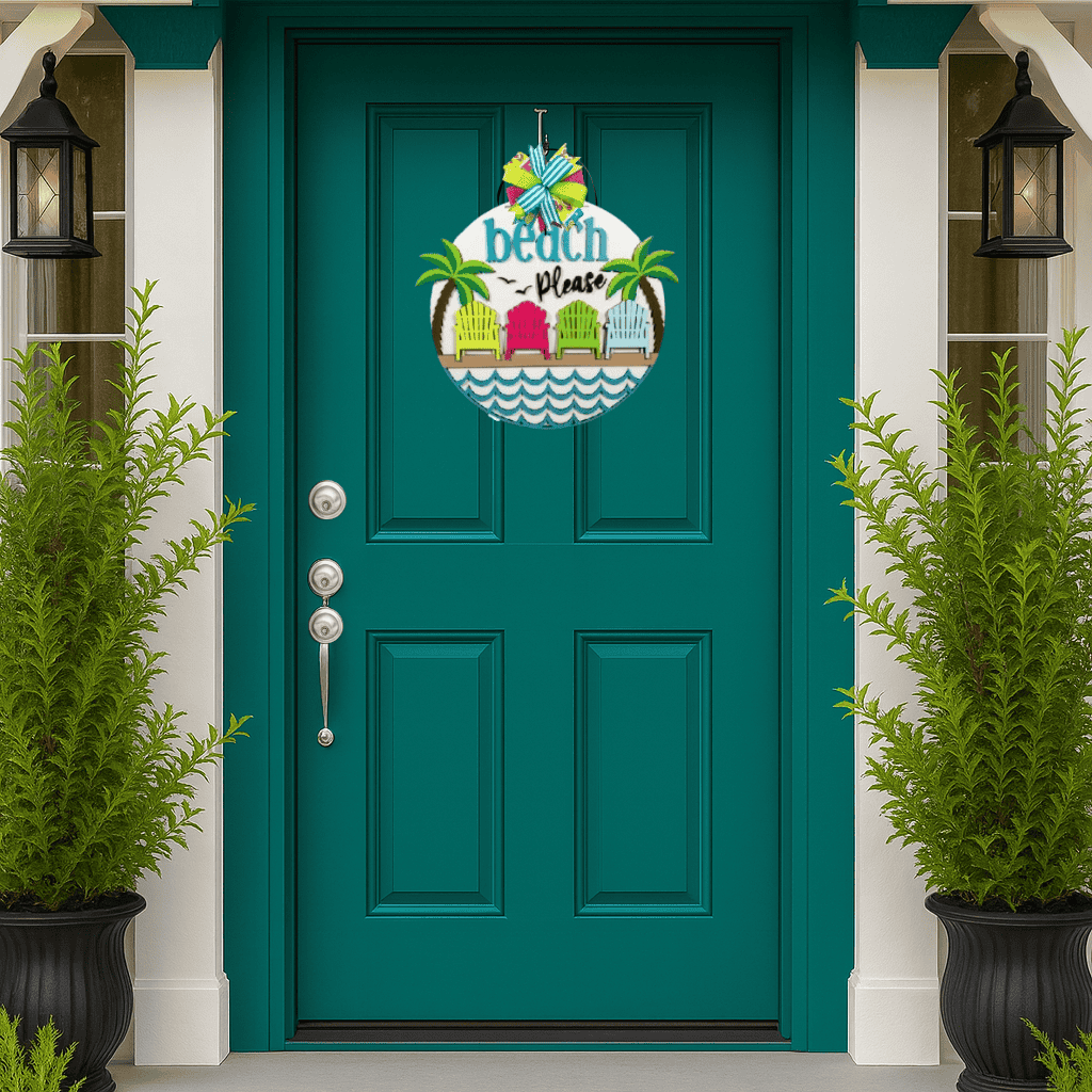 DIY Beach Please Door Hanger Kit