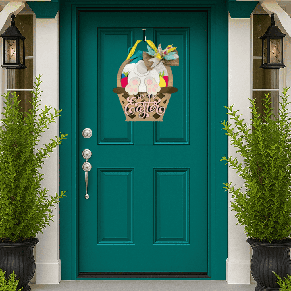 DIY Easter Bunny Basket Door Hanger Kit
