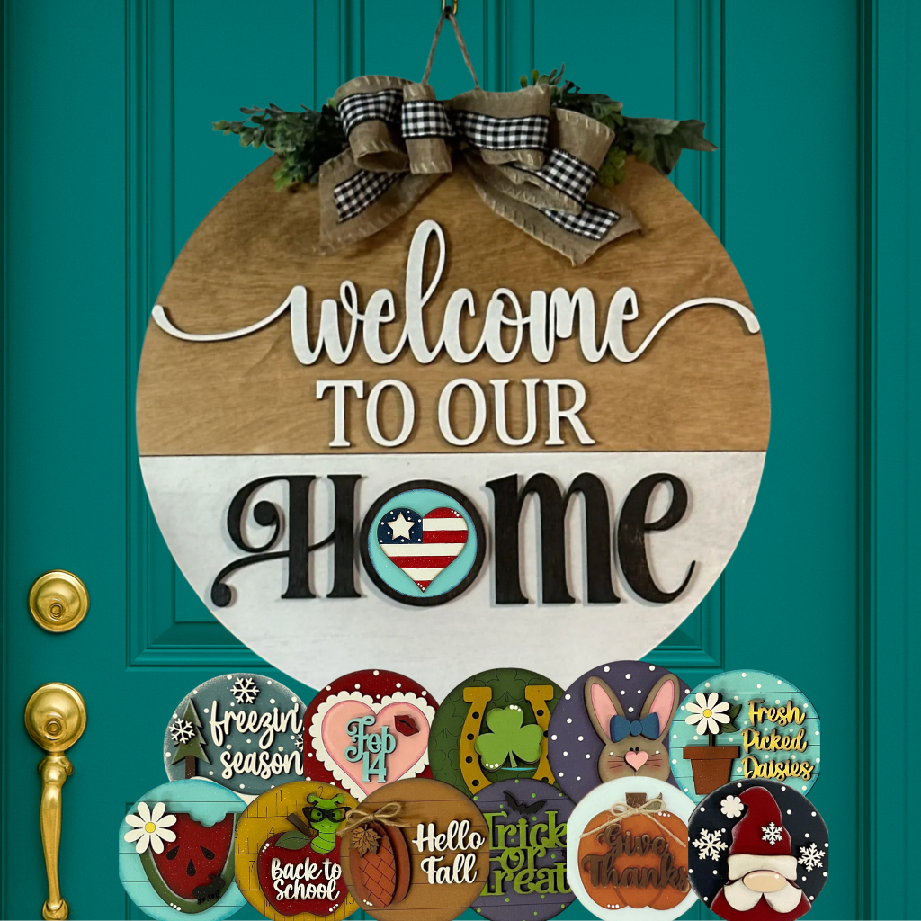 Welcome HOME Door Hanger