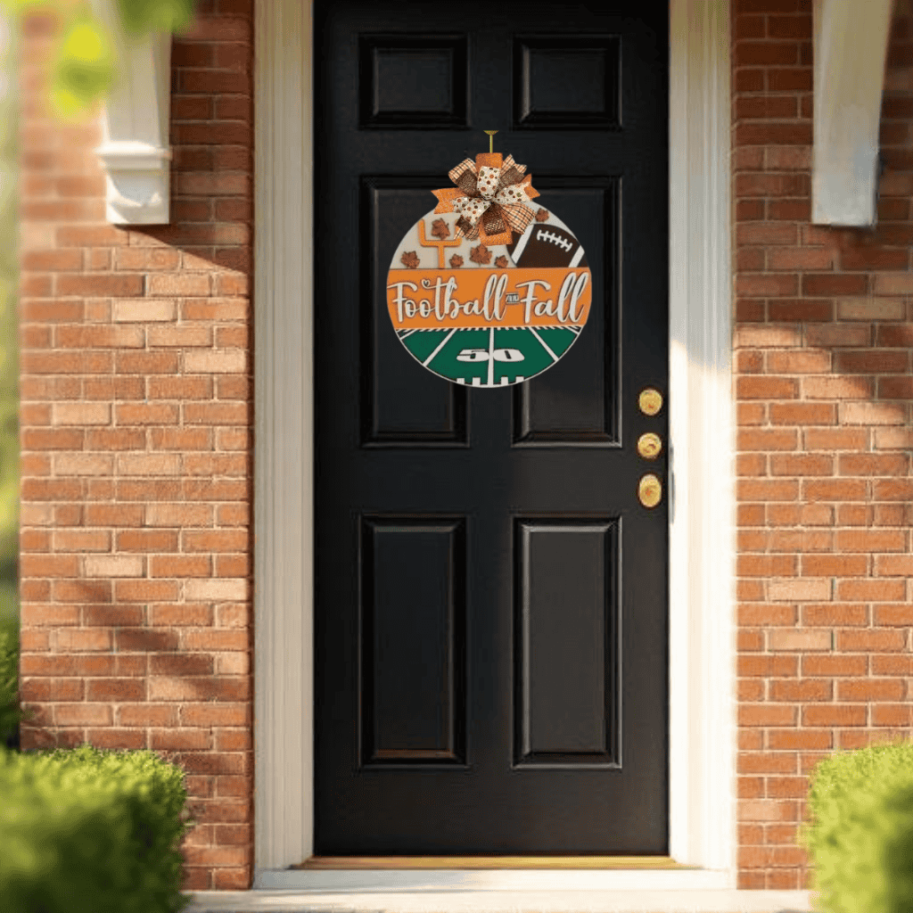 DIY Football and Fall Door Hanger Kit