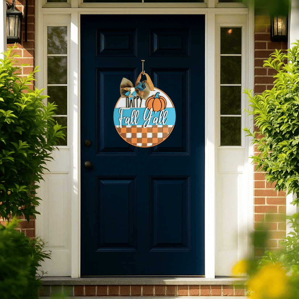 Happy Fall Y’all Door Hanger