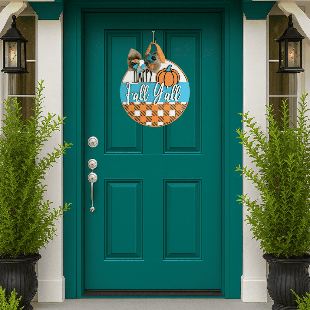 Happy Fall Y’all Door Hanger