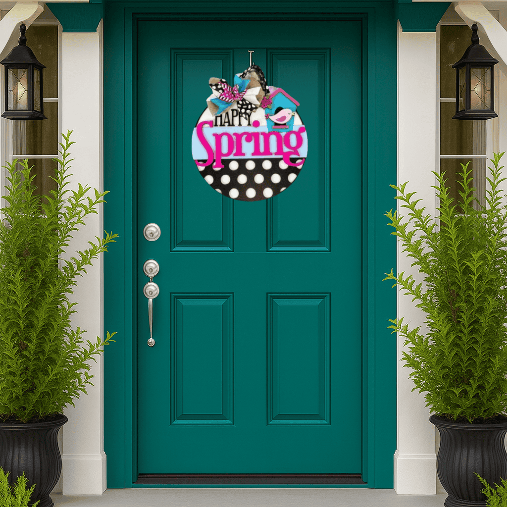 Happy Spring Door Hanger