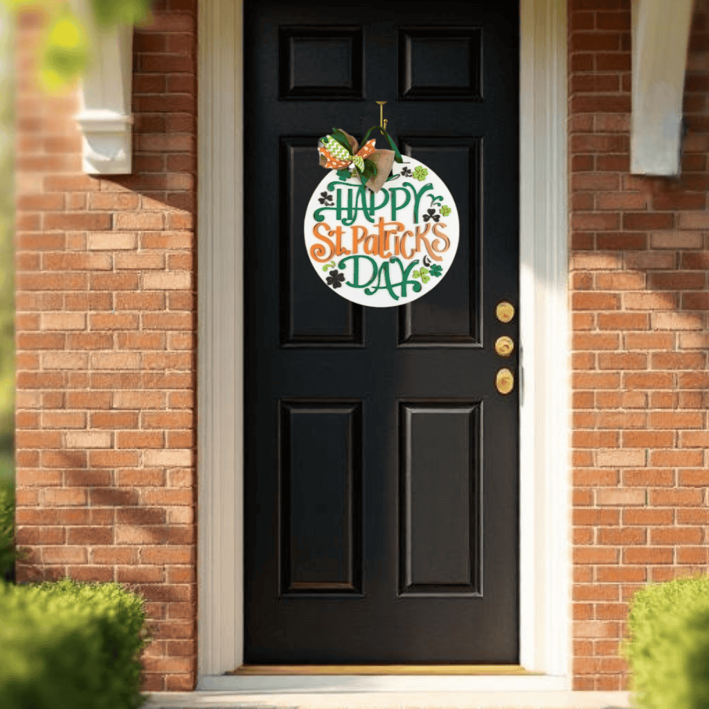 DIY Happy St. Patrick’s Door Hanger Kit