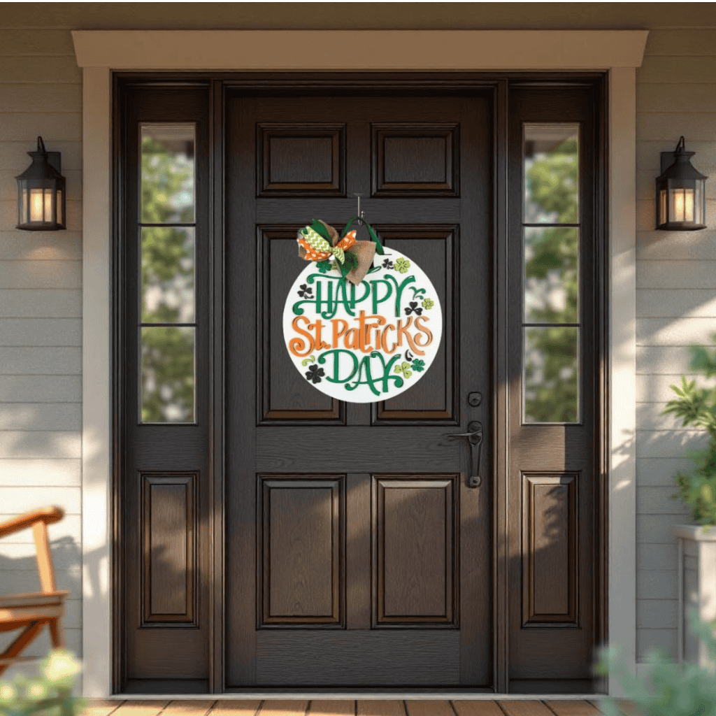 DIY Happy St. Patrick’s Door Hanger Kit