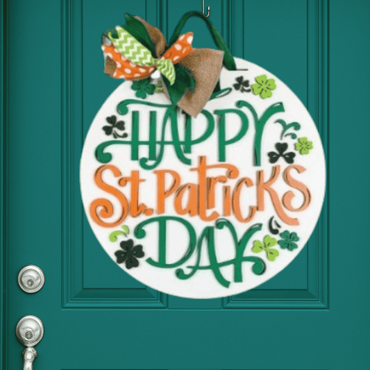 Happy St. Patrick's Day Door Hanger