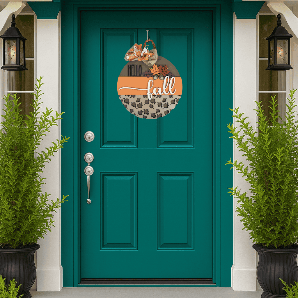 DIY Hello Fall Door Hanger Kit