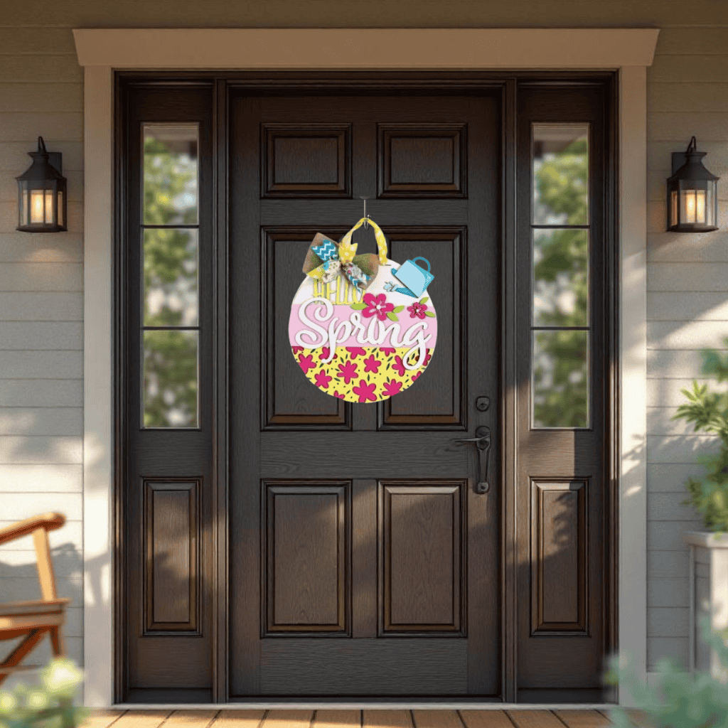 DIY Hello Spring Door Hanger Kit