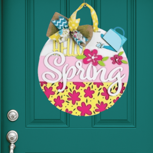 Hello Spring Door Hanger