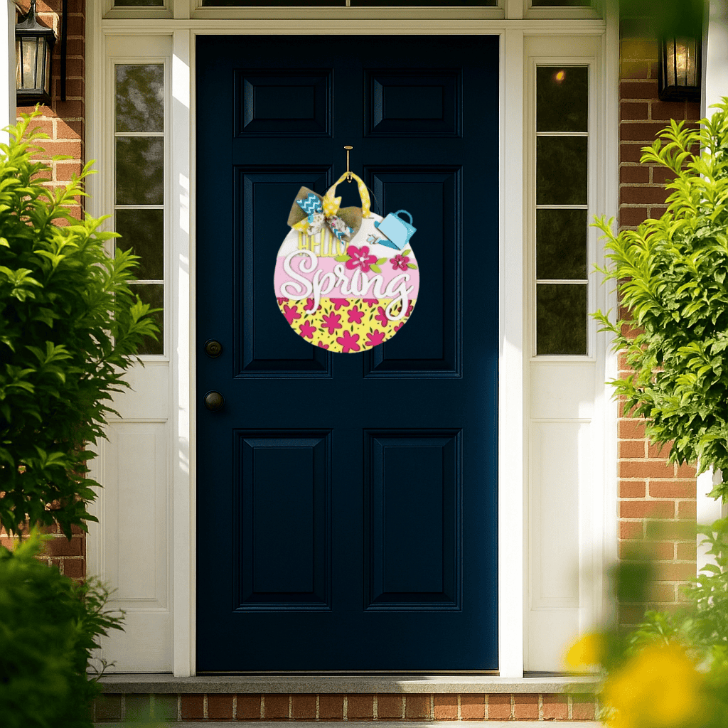 DIY Happy Spring Door Hanger Kit