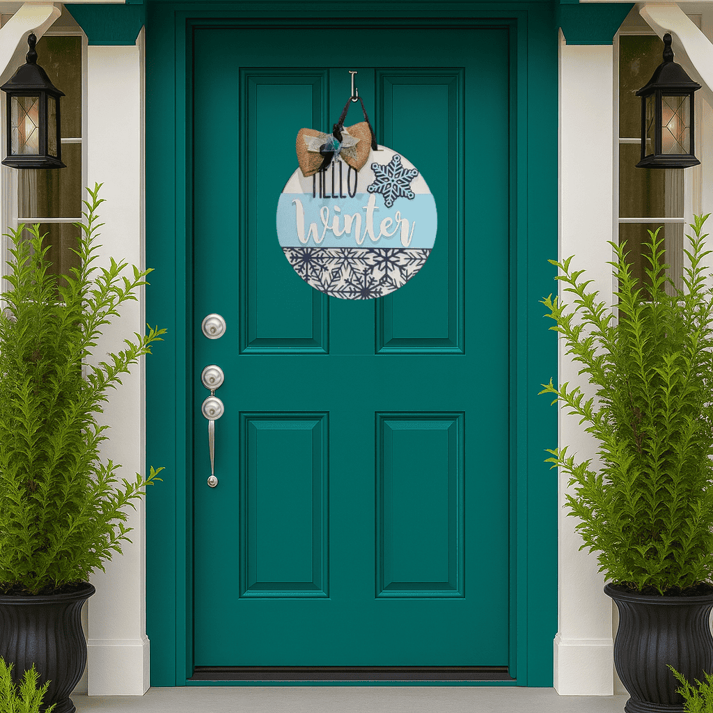 Hello Winter Door Hanger
