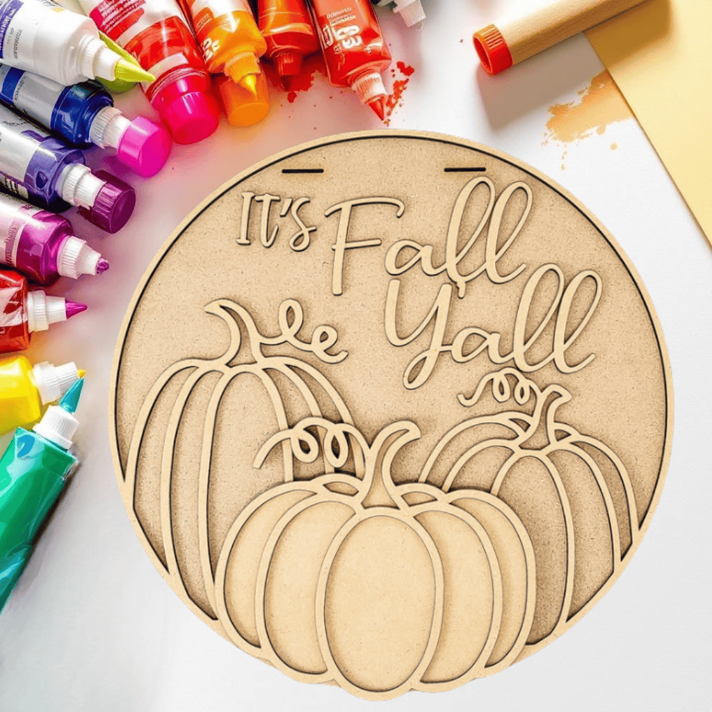 DIY It’s Fall Y’all Door Hanger Kit