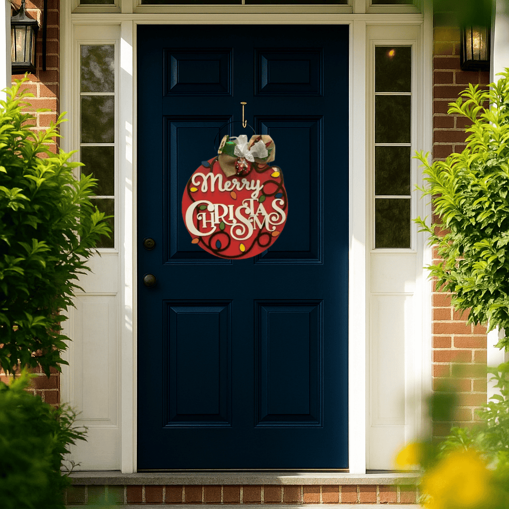 DIY Christmas Lights Door Hanger Kit