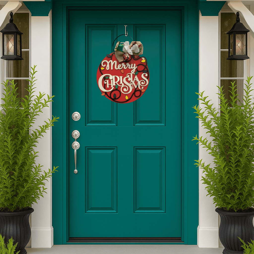 DIY Christmas Lights Door Hanger Kit