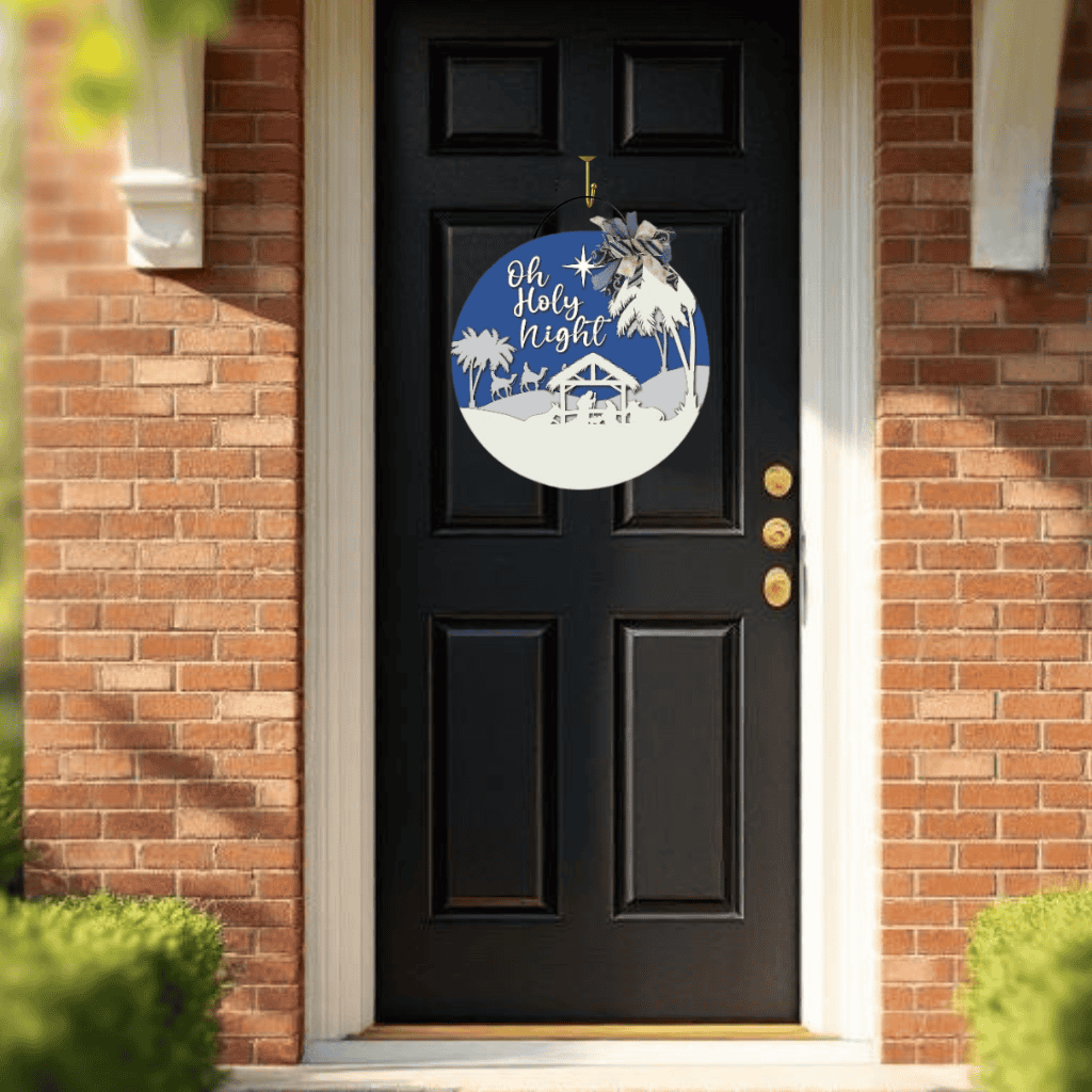 Nativity Scene Door Hanger