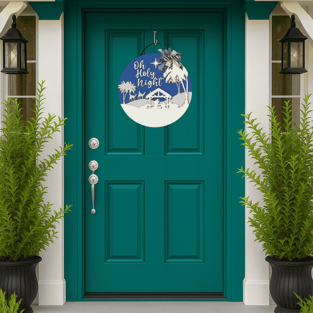 Nativity Scene Door Hanger