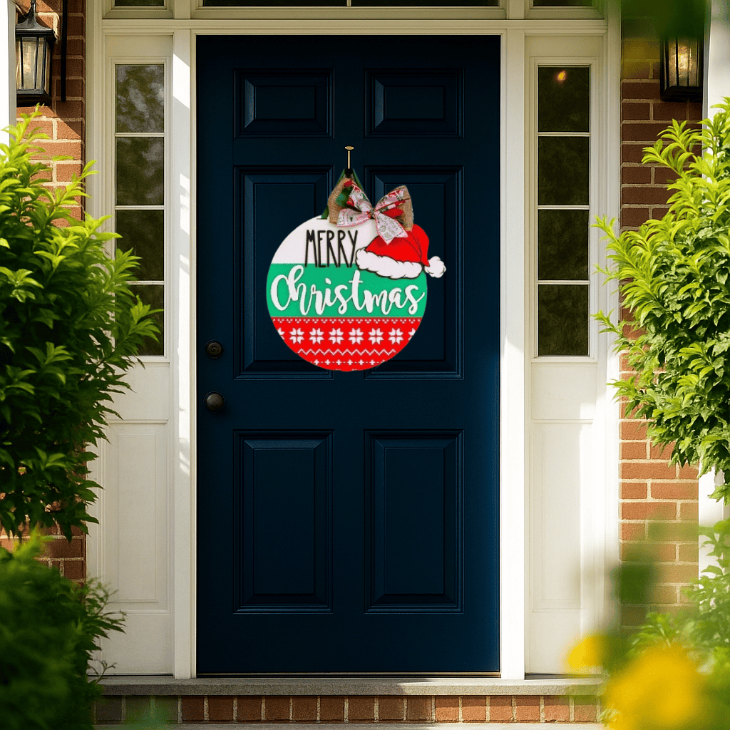 DIY Santa Hat Door Hanger Kit