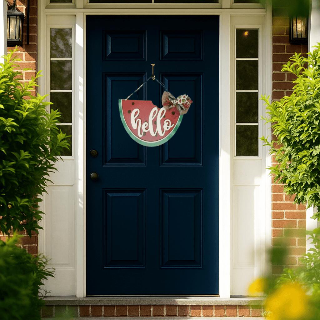 Summer Watermelon Door Hanger