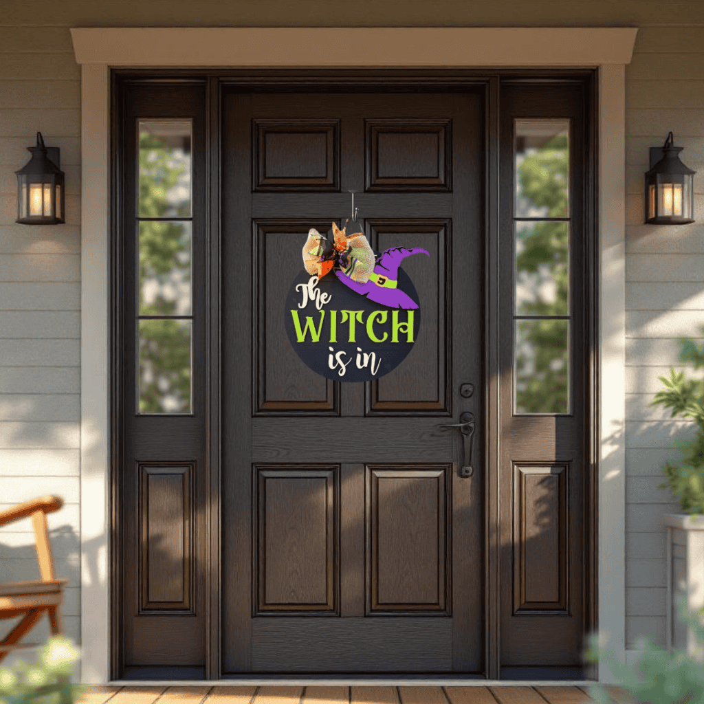 The Witch is In Door Hanger