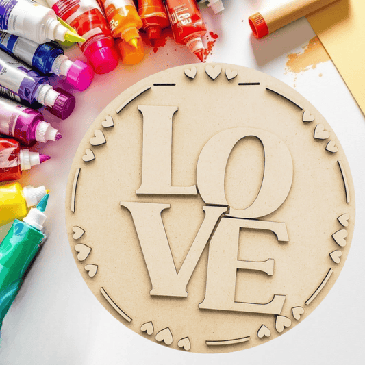 DIY Valentine’s Day Love Door Hanger Kit