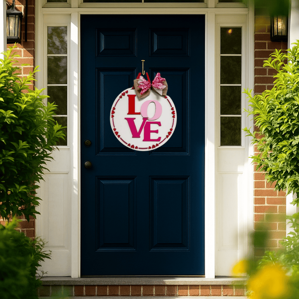 DIY Valentine’s Day Love Door Hanger Kit