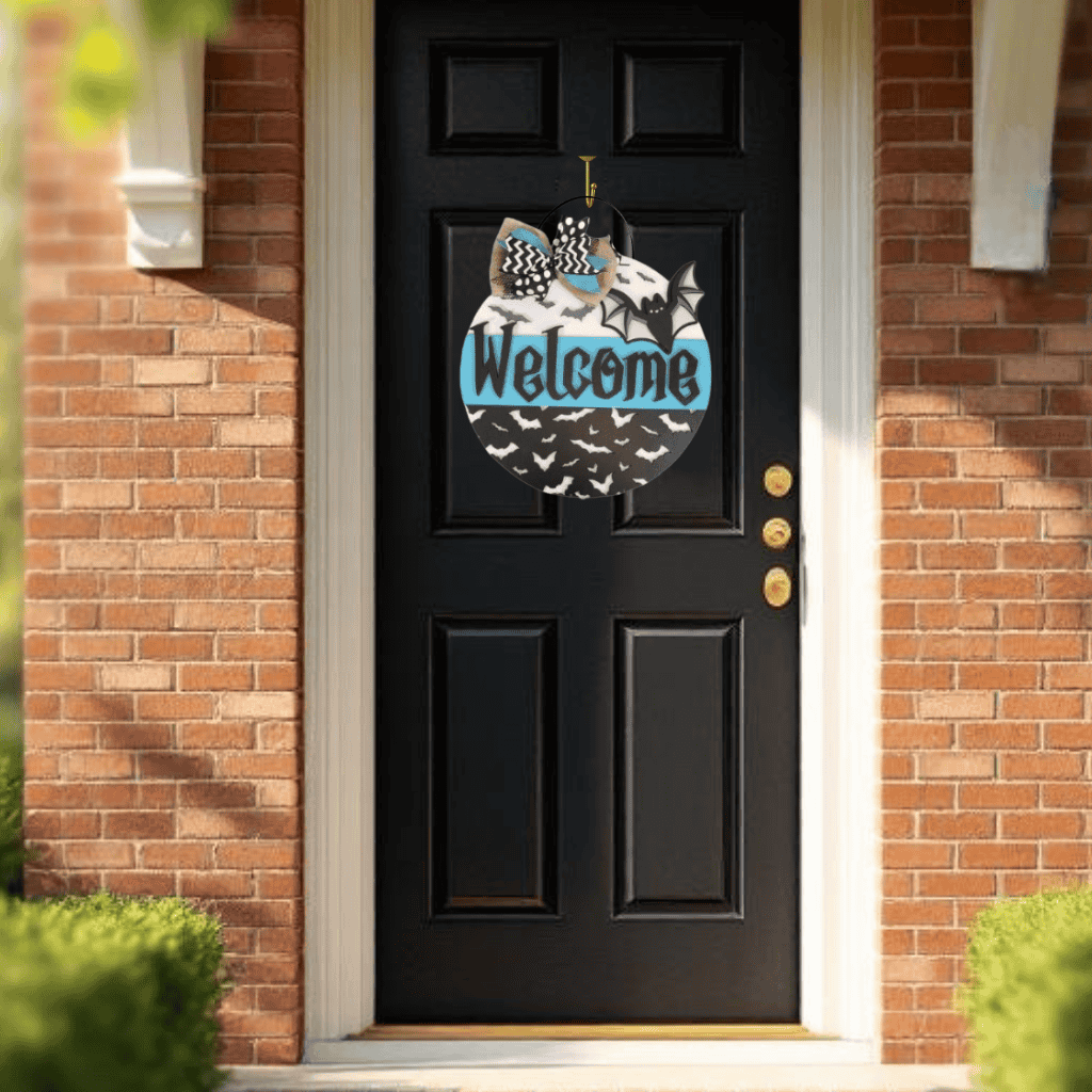 Welcome Bats Door Hanger