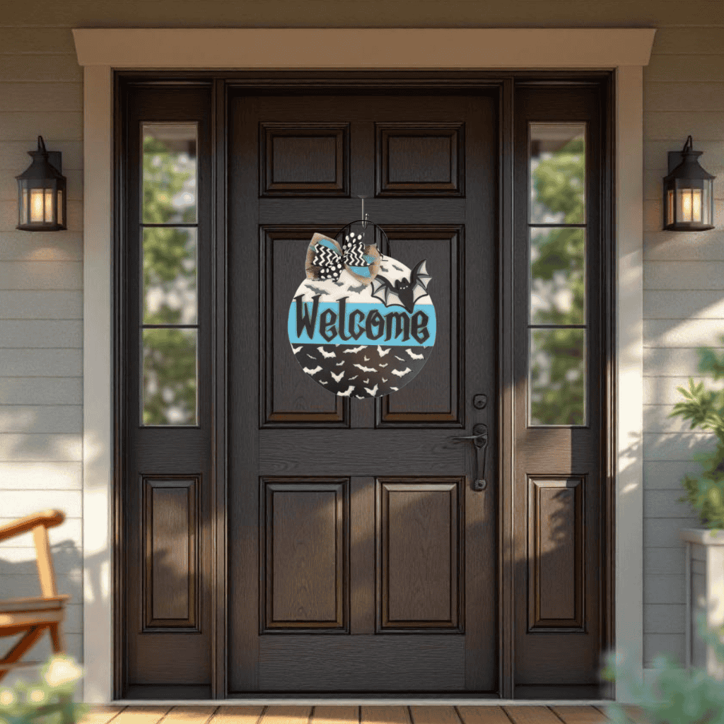 Welcome Bats Door Hanger