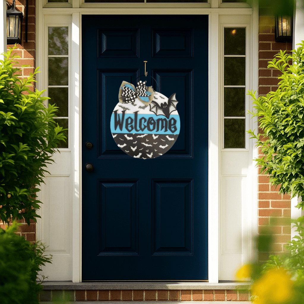 Welcome Bats Door Hanger