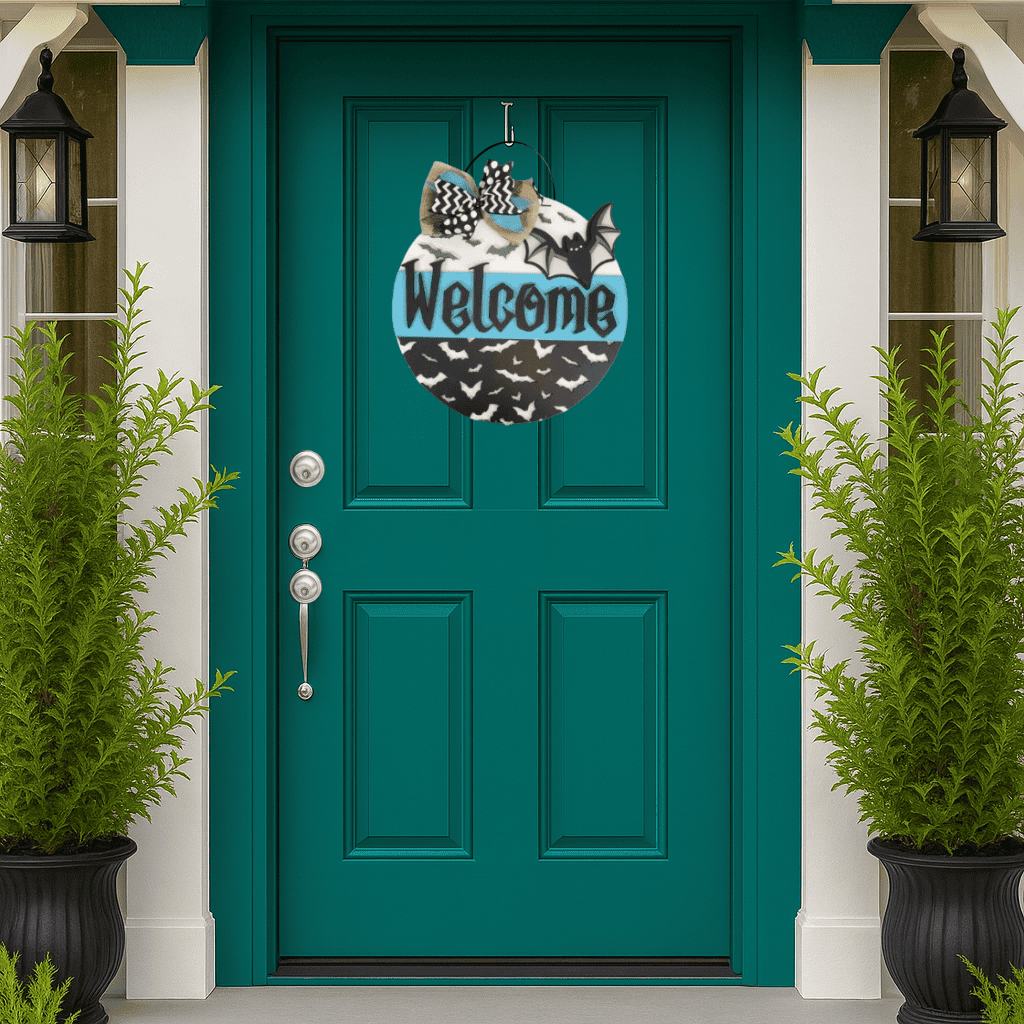 Welcome Bats Door Hanger