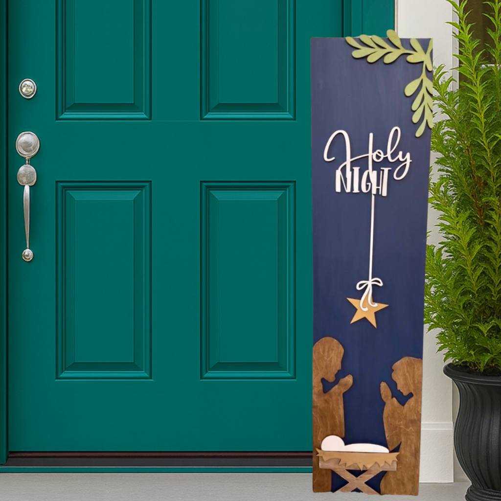 DIY O Holy Night Christmas Porch Leaner Kit