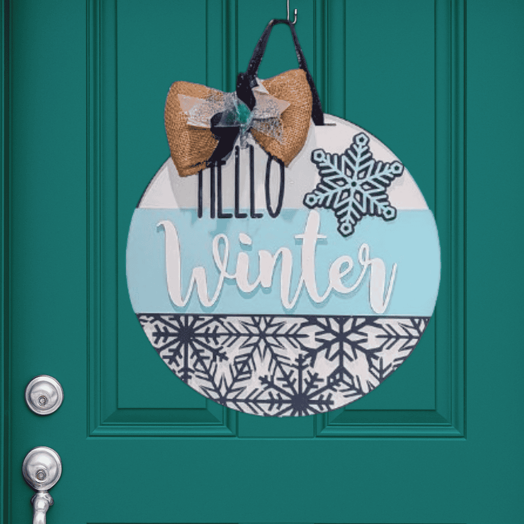 Winter Door Hangers