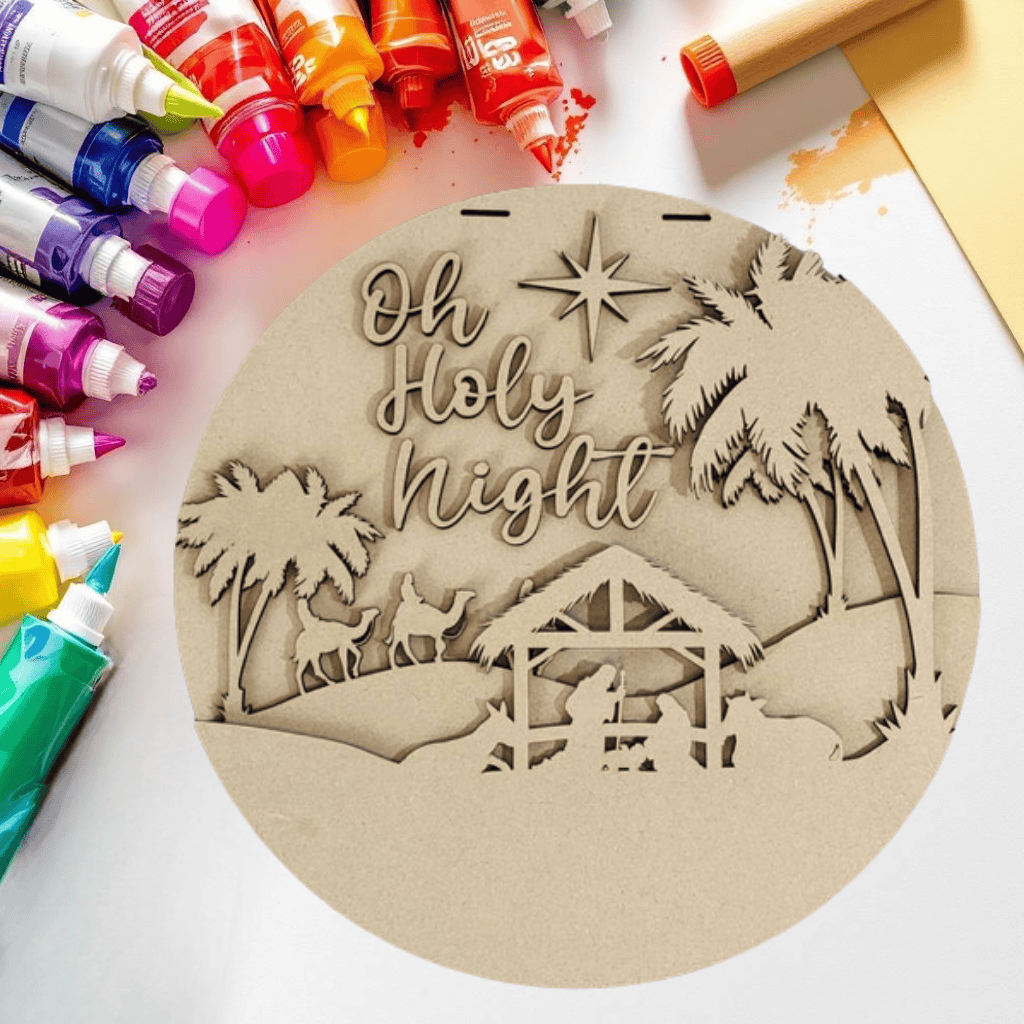 Winter DIY Door Hangers