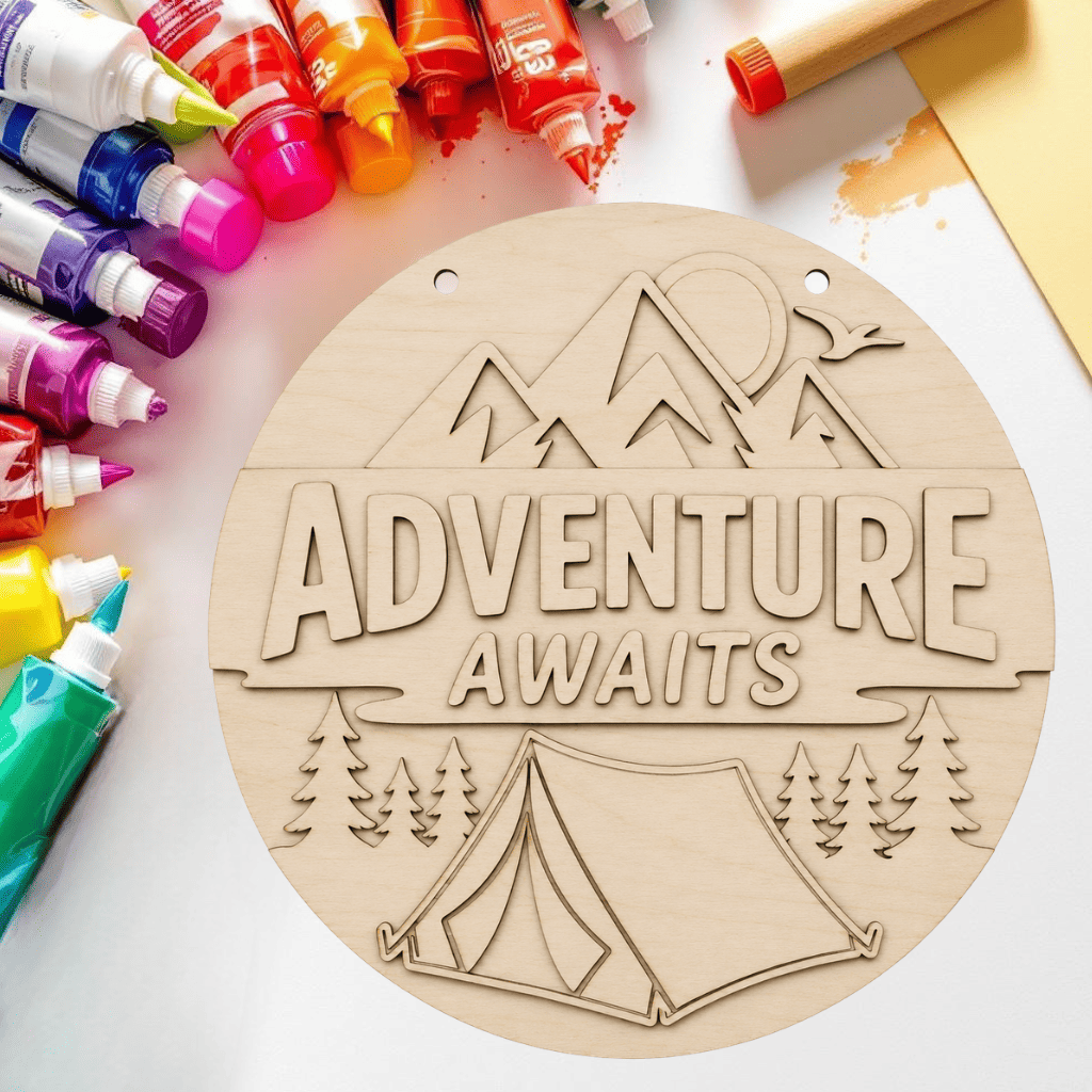DIY Adventure Awaits Door Hanger Kit