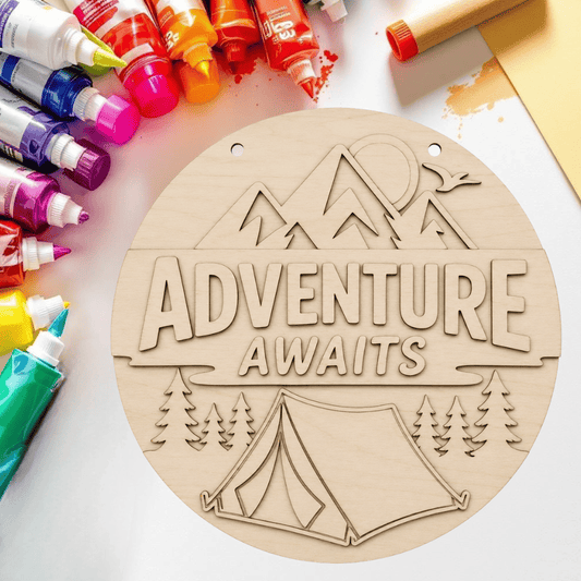 DIY Adventure Awaits Door Hanger Kit