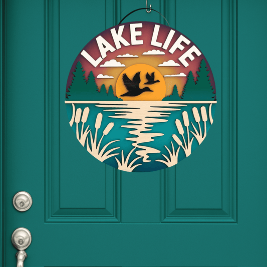 Lake Life Door Hanger