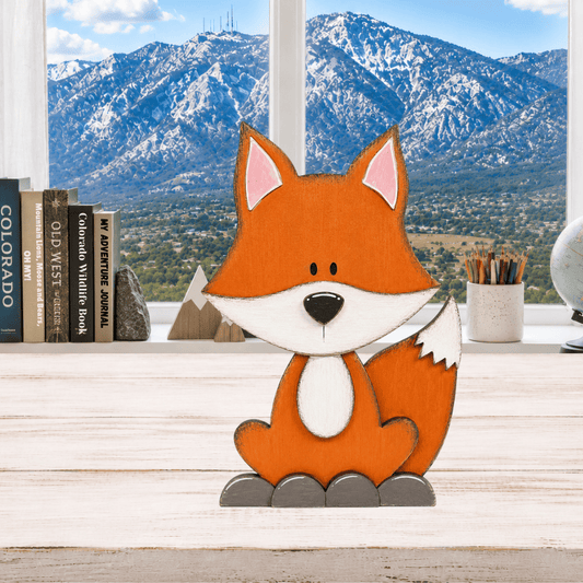 Layered Fox Shelf Sitter