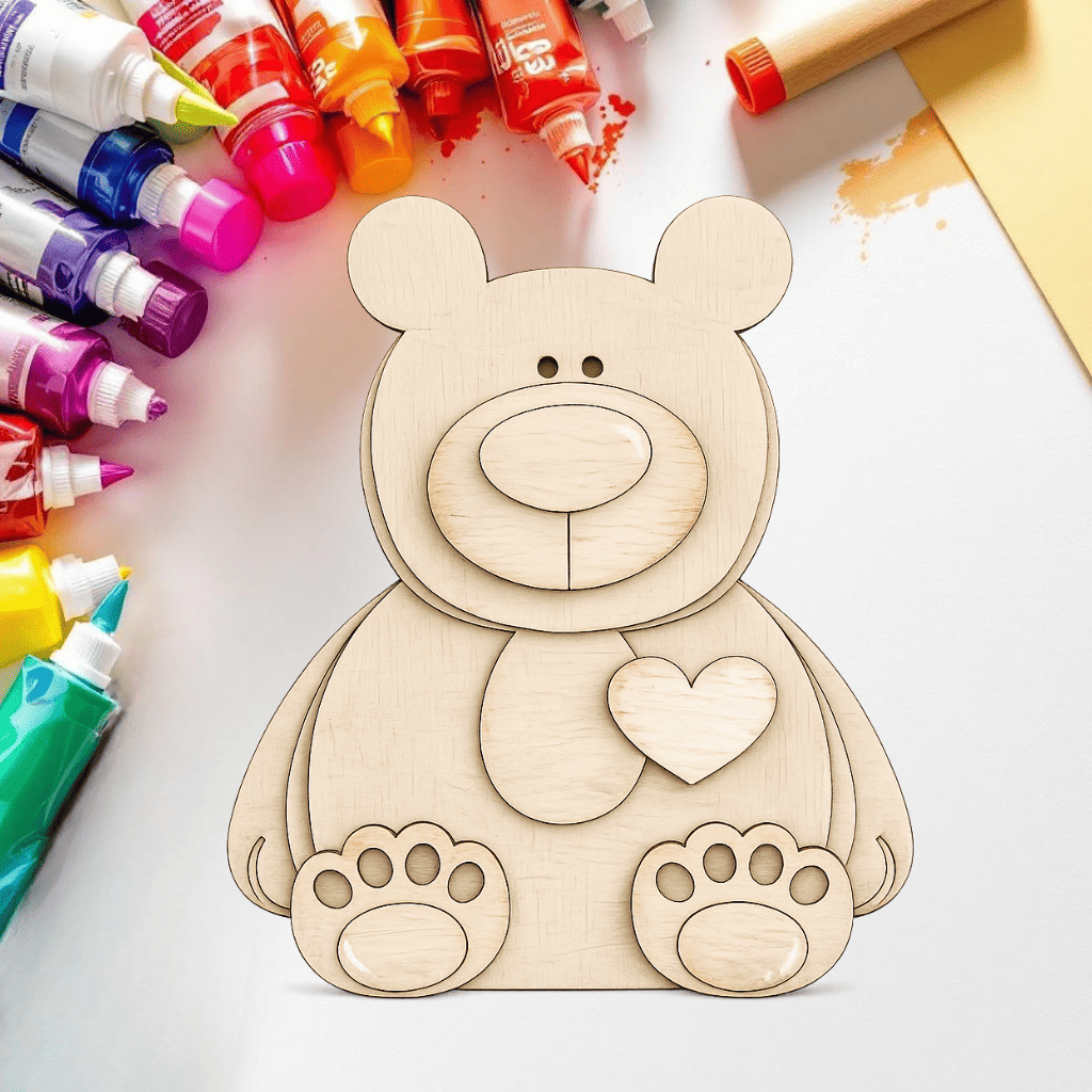 DIY Sitting Bear Shelf Sitter Kit