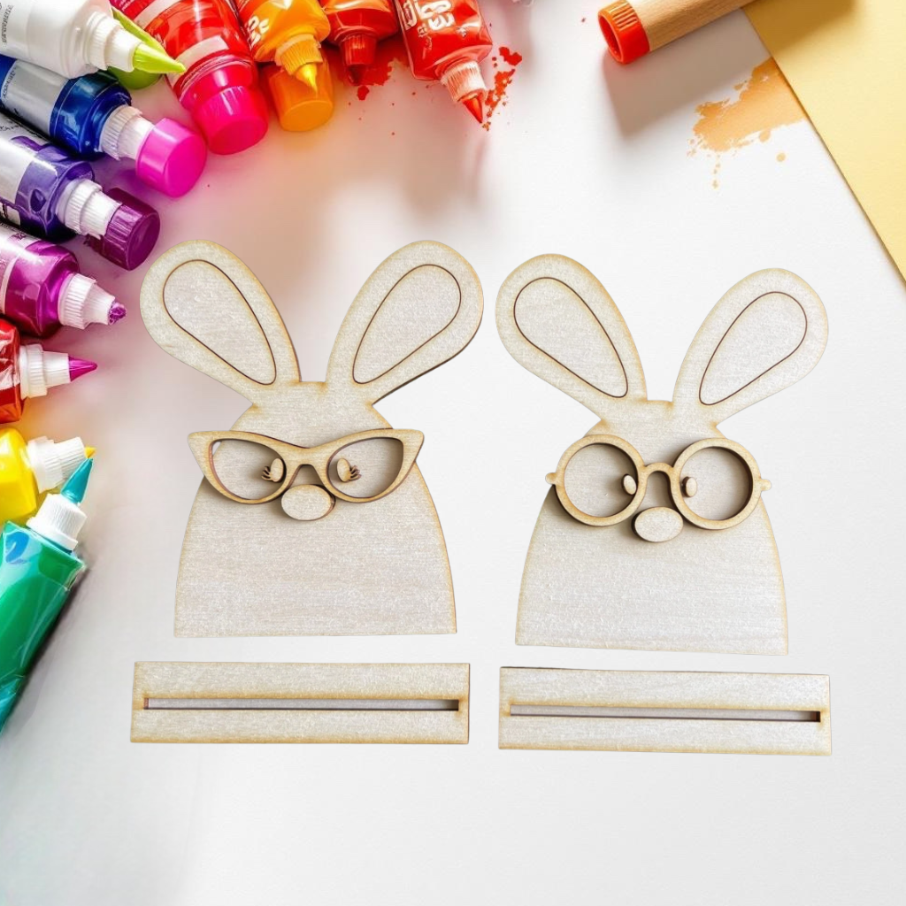 DIY Nerdy Bunny Spring Shelf Sitter Kit for Adults