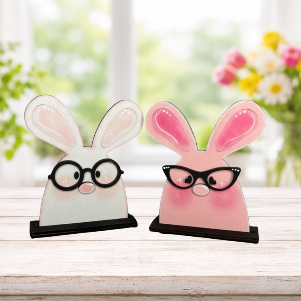 DIY Nerdy Bunny Spring Shelf Sitter Kit for Adults