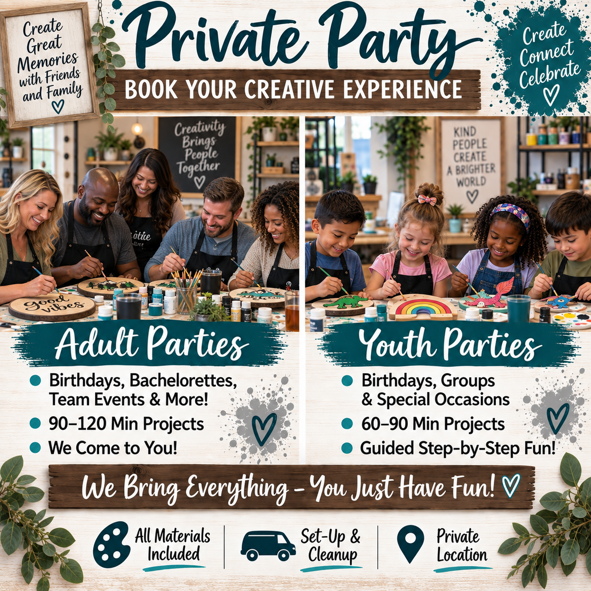 Private Party Booking