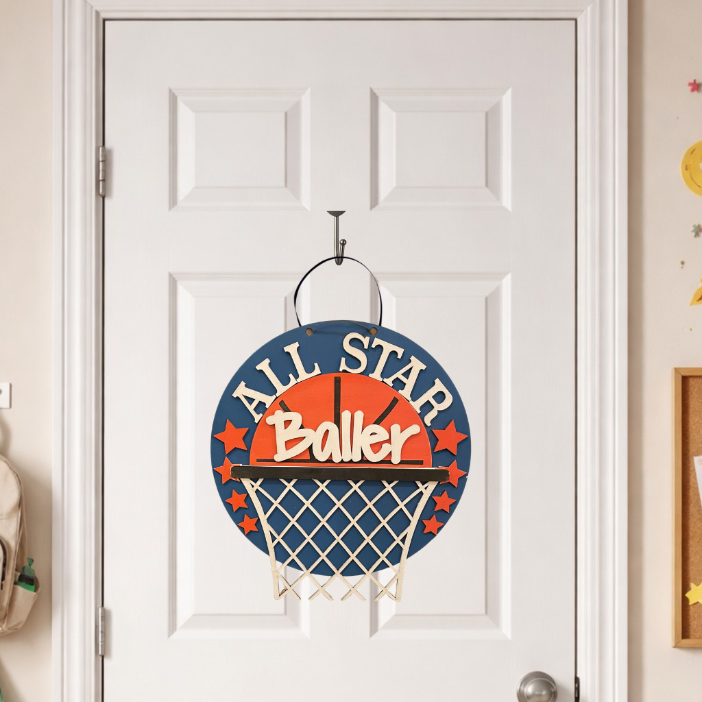 DIY Basketball Door Hanger Kit