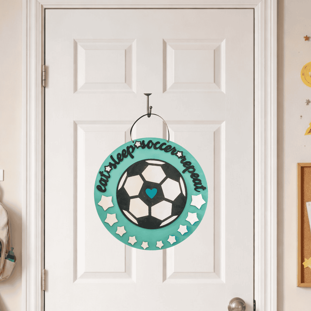 DIY Soccer Door Hanger Kit