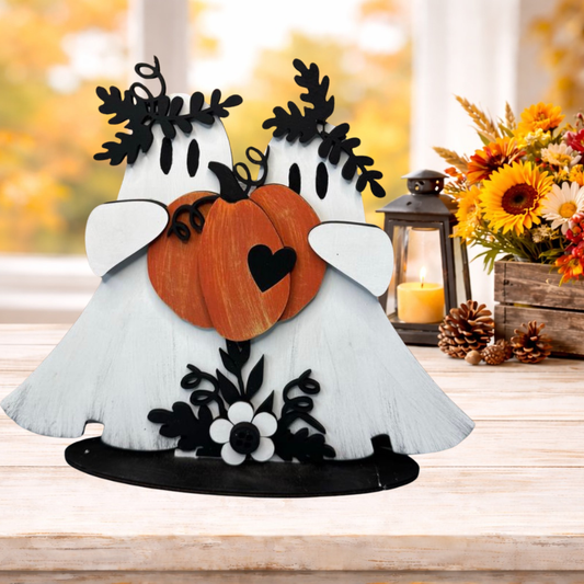 Halloween Ghost Couple Halloween Shelf Sitter