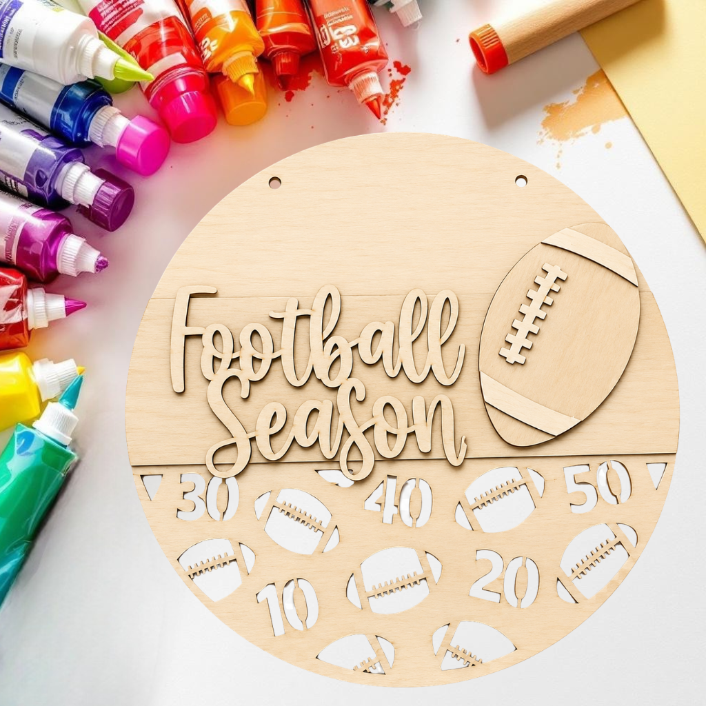 DIY Football Season Door Hanger Kit