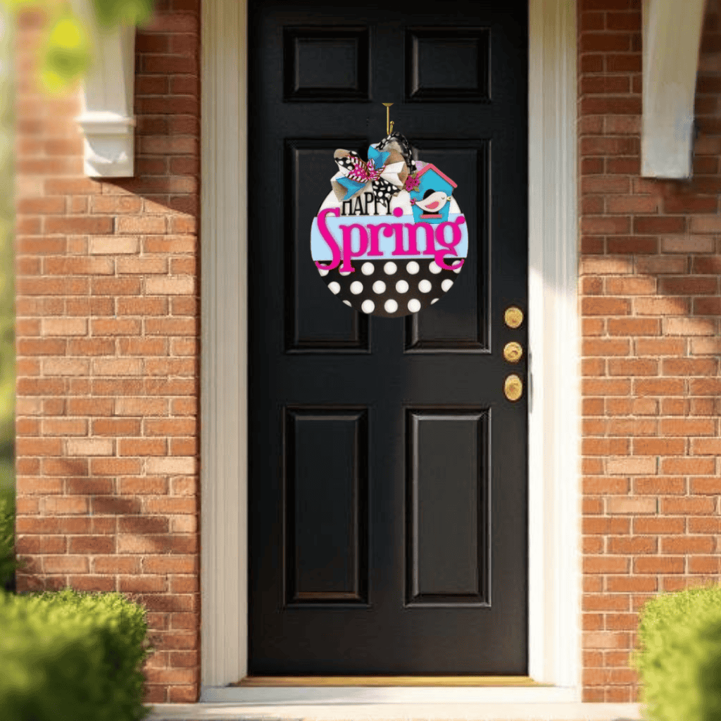 Happy Spring Door Hanger