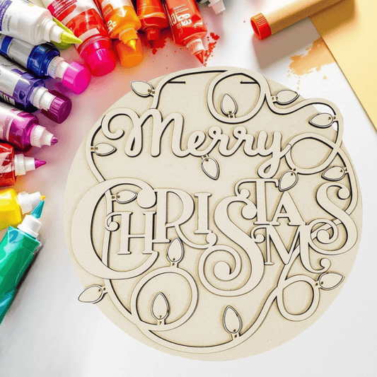DIY Christmas Lights Door Hanger Kit