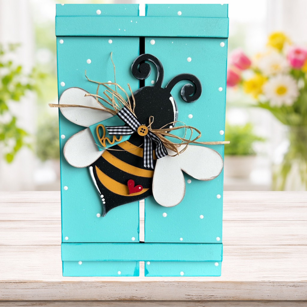 Spring Bee Tabletop Pallet Leaner