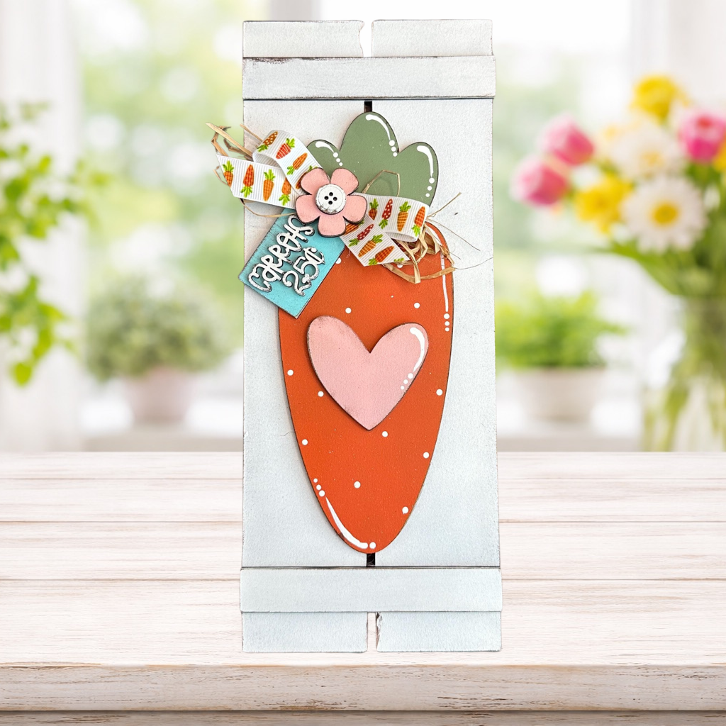 DIY Carrot Tabletop Pallet Leaner Kit